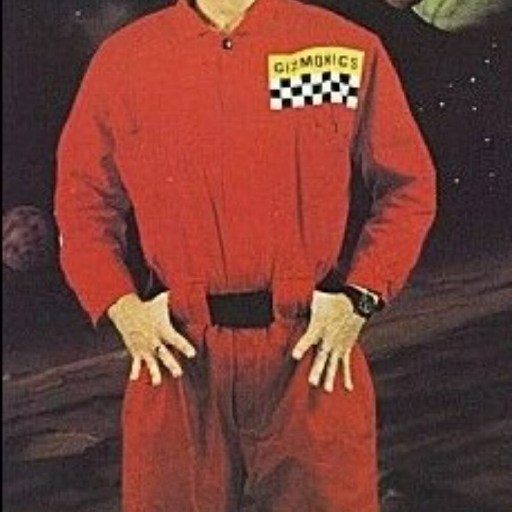 Red Coveralls / Gizmonics Jumpsuit WALLS sz  34 “Joel”